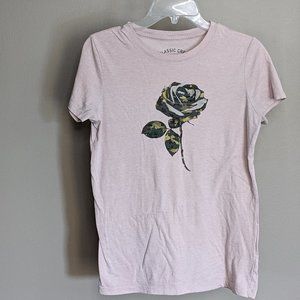 Aeropostale Crew neck Camo Rose Shirt